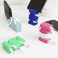 CordBrick 4PK Silicone & Steel Weighted Cord Holders for Bedside. Travel Phone Cable Organizers. Multiuse iPhone Accessories. Small Gifts for Him, College Student. Tech Gadgets for Teenagers. Assorted by CordBrick