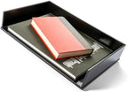 Victor Midnight Black Collection, Legal Size Letter Tray, Black, (1168-5) - Image 5