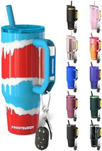 Frost Buddy Thicc Buddy 40oz Tumbler - Spill-Proof Flip Lid (Frosty Freeze) by FrostBuddy