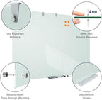TSJ OFFICE White Board for Wall - 48" x 36" White Glass Board 4 X 3 FT - Image 2