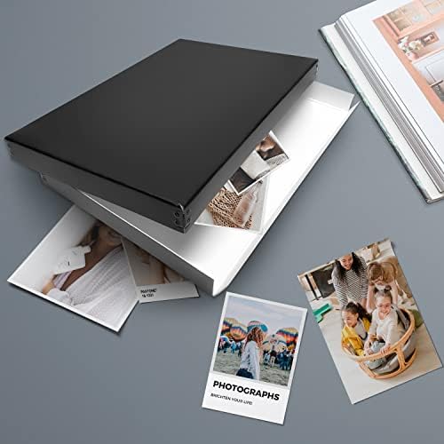 Lineco Museum Archival Storage Box, Drop Front, 11.75x17.75x1.5 in, Black (Pack of 2) - Image 6