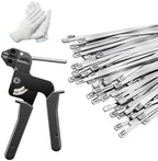 300PCS Cable Ties Kit, 11.8 Inch Heavy Duty Silver Metal Zip Ties by YoufocusonlovinglifeWefocusonsimplifyingit