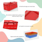 QRRICA 18 Pack Plastic Classroom Storage Baskets, Paper Trays for Classroom Organization & Turn in Trays for Teachers, Students, Desk Organizer Bin 13.8x10.6x3.1 Inch - Image 3