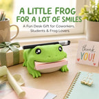 Frog Sticky Note Holder, 3D Printed Desk Organizer - Image 7