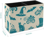 Storage Organizer Cowboy Hat Bat Cat Pot Bubbles Boots Stars Flowers Acrylic Compact Caddies,Home with Accessories - Image 6