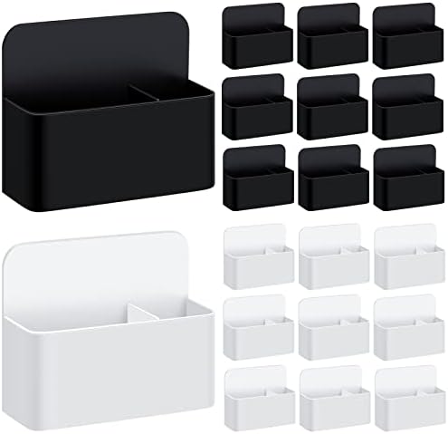 Colarr 20 Pack Magnetic Dry Erase Marker Holder Bulk, White, Black by Colarr