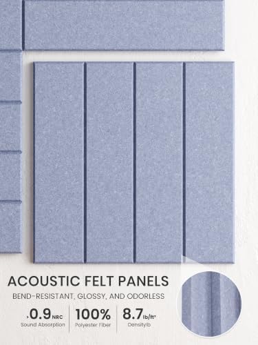 Bumusty 48" x 36" Large Cork Board Alternative, Lavender - Image 3