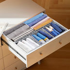 Set of 7 Nested Woven Cube Baskets, Drawer Organizers in Multi-sizes - Image 6