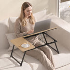 Laptop Bed Desk, 5-Angle Adjustable Bed Laptop Table with Cup Holder - Image 6