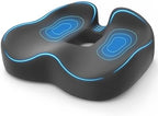 TushGuard 6-Zone Ergonomic Seat Cushion with Coccyx Cutout, Grey by TushGuardSeatCushonsPillows