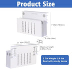 LUKETURE 2 Tier Desk Side Storage, No Drill Laptop Mount with Pen Holder - Image 3