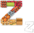 13.8" Acrylic Letter Charcuterie Tray,Fillable Alphabet Box (Letter Z) by Tdsuco