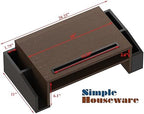 Simple Houseware Desk Monitor Stand Riser w/ Adjustable Tray, Espresso - Image 4