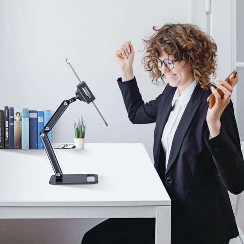 Tablet Stand for iPad, Aluminum Tablet Holder with Heavy Duty Base for Desk - Image 6