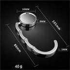 Desk Hook 6/12pcs Portable Folding Bag Hook - for Indoor/Outdoor Table Use(Gold,12pcs) - Image 4