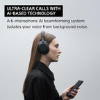 Sony WH1000XM6/S Best Wireless Noise Canceling Headphones, Platinum Silver Bundle with Deco Essentials Headphones Ear Pads Replacement Headset Ear Cushions and Deco Gear Unofficial Master Guide - Image 6