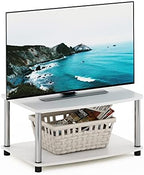 Furinno Turn-N-Tube 2-Tier Printer Table with Storage, Under Desk Printer Stand, Toolless Assembly, for CPU, Work Supplies, Home Office, White Oak - Image 5