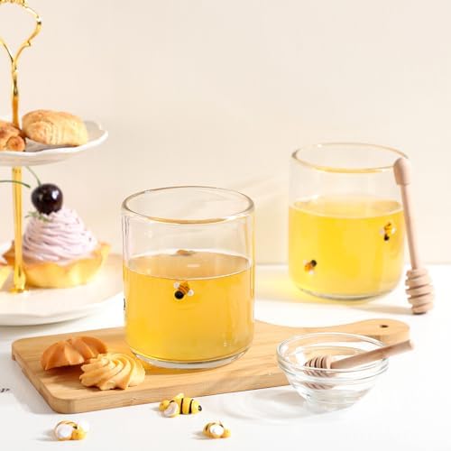 SiliFine 2 PCS Bee Icon Juice Glasses - Image 6