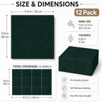 Felt Bulletin Board Tiles, Cork Board Alternative, 48 x 36 in - Image 2