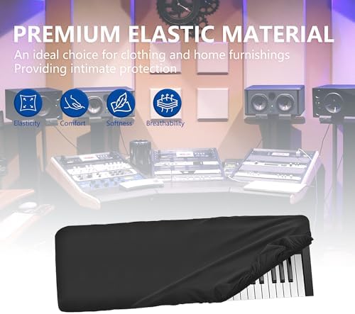 Musiin 49 Key Piano Keyboard Cover Compatible with NI A49,Roland A-500PRO - Image 5