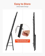 VEVOR Brochure Display Rack, 20 Pockets Magazine Literature Display Stand, Portable Floor Standing Magazine Rack, Metal Newspaper Catalog Holders for Shop, Exhibitions, Office, Standard, Black - Image 4