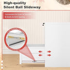 Superday Lateral File Cabinet 2 Drawer Metal File Cabinet with Lock, White Filing Cabinets for Home Office, Locking Filing Cabinets Hanging Files Letter/Legal/F4/A4 - Image 6