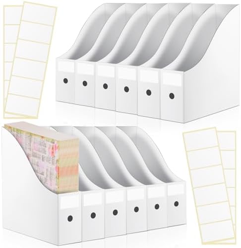 Thenshop 12 Pcs Scrapbook Paper Storage with Tabs, 12 x 12 Inch by Thenshop