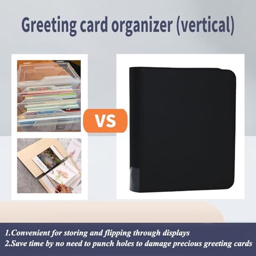 Greeting Card Organizer & Storage,Christmas Card Book,120 Sleeve - Image 2