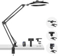 Upgrade 18W Ring Light Overhead Camera Phone Mount for Desk with Adapter, LED Selfie Light with Stand and Phone Holder, Desk Tripod for Video Recording, YouTube, TikTok, Live Stream, Painting by LUXSURE