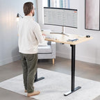 VIVO Light Wood 60 x 30 in Standing Desk, DESK-KIT-0B6C - Image 2