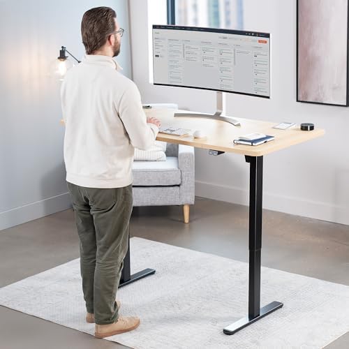 VIVO Light Wood 60 x 30 in Standing Desk, DESK-KIT-0B6C - Image 2