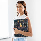 ALAZA Moon Stars Alchemy Witch 3 Ring Binder Set 1.5 Inch Three Ring Office Binders w/clipboard & 3 Pockets, Hold 200 Sheets - Image 6