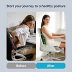 L-Shaped Memory Foam Seat Cushion with Back Support for Office Chair - Image 4