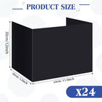 24 Pcs Privacy Folders for Students Testing, Stylish, Black - Image 2