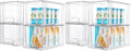 Vtopmart 8 Pack Stackable Clear Pantry Storage Drawers, Large by Vtopmart