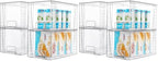 Vtopmart 8 Pack Stackable Clear Pantry Storage Drawers, Large by Vtopmart