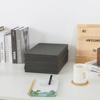 Soul & Lane - Letter Size Document Storage Boxes with Lids, Set of 3, Gray - Image 2