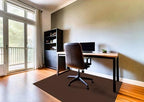 Rhino Mats, Rhino Hide Chair Mat (Lip Option), Office Computer Chair Mat for Hardwood, Tile, Laminate, Concrete and Vinyl Floors, Anti-Slip (Brown, 60"x60"-Square) - Image 3