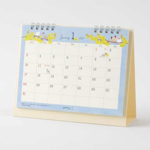 Midori 2027 Tabletop Calendar, Medium Tri 31412006 - Image 2