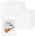 100 Pcs 7x9 Clear Plastic Envelopes, Snap Button Closure by Unknown