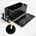 Large Wood Cable Management Box, Black Cord Organizer 14" - Image 7