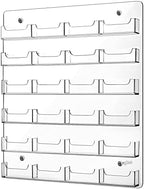 Lincia Acrylic Business Card Holder Wall Mount, 24 Pocket, 17.32'' x 16.14'' by Lincia