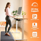 1-Inch Thick Anti-Fatigue Mat for Kitchen and Standing Desk, 20"x39", Grey - Image 3
