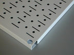 Wall Control Pegboard Organizer 4 ft. Metal Pegboard Standard Tool Storage Kit with White Toolboard and Blue Accessories - Image 5