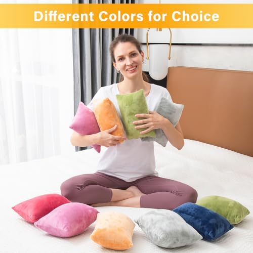 1 MIDDLE ONE 2 Pack Small Pillow, Memory Foam Mini Pillow 11 X 7 Inches for Travel, Sleeping, Nap and Neck, Knee, Lumbar Support, Tiny Cushion for Pet, Dogs (Purple) - Image 6