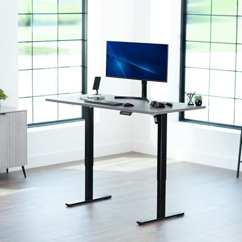 VIVO Dark Gray 60 x 24 inch Solid Table Top, DESK-TOP60G - Image 2