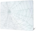 XVX Glass Mousepad for Gaming, White Spider Webs Hard Gaming Mouse Pad, Professional Large Mouse Mat 16.2" x 12.2", Special Glass Surface with Improved Precision and Speed by GMKWTL