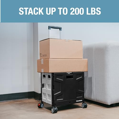 Wheeled Trolley Crate - 35L (4 Wheels) - Black/Cream [Cool Gray 1C] - Image 6