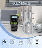 Label Maker Machine with-Tape, Handheld Portable Wire Label Maker - Image 6