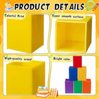 Sherr 24 Pack Pencil Cups Crayon Holders Rainbow Acrylic Organizer, Bright - Image 4